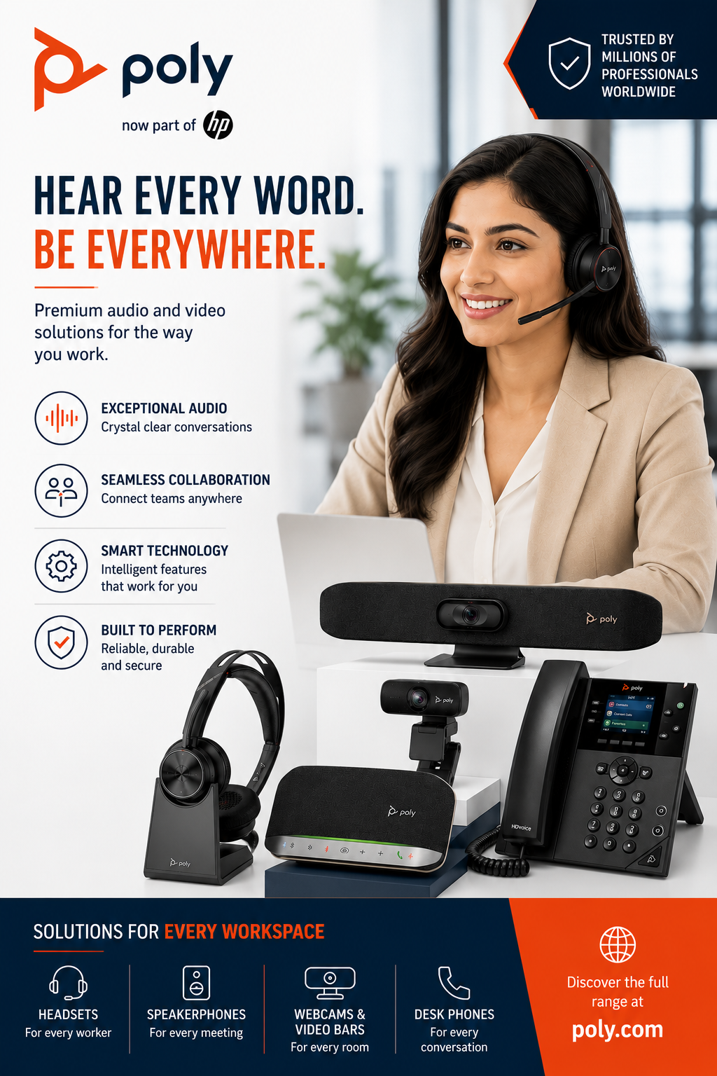 poly Video Conferencing Solutions & Collaboration Systems - Authorized Dealer in Bilaspur
